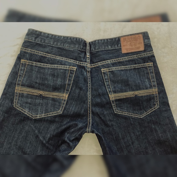 Buffalo David Bitton Men's Jeans 34x33 • Dark Wash • Slim/Skinny Fit - Picture 6 of 11